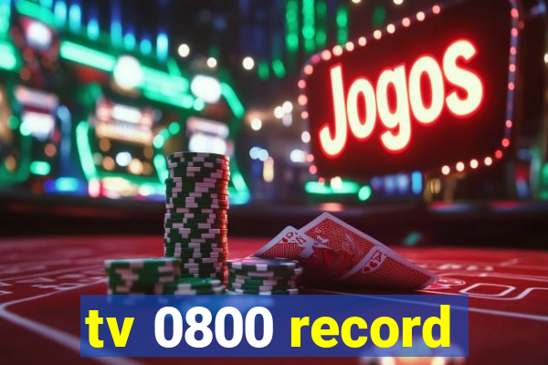 tv 0800 record